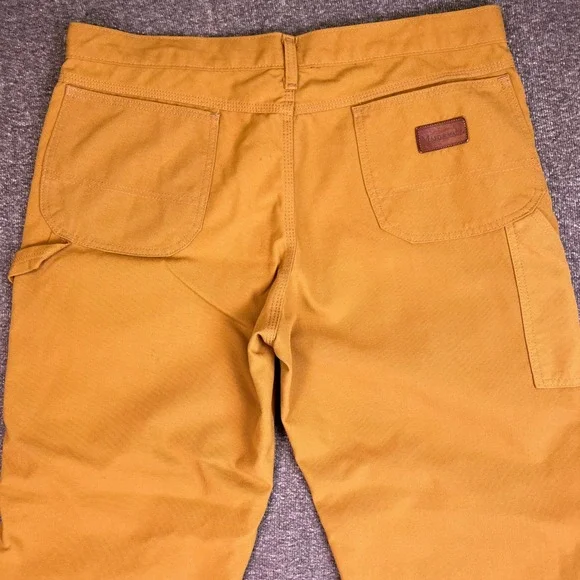 VTG Walls Master Made Carpenter Pants Mens 40x32 Tan Workwear Nylon USA Hunting - Picture 12 of 16